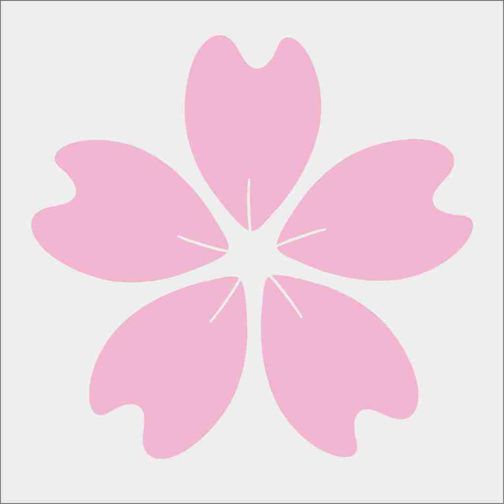 

Cutting Sticker - Stiker Bunga 15x14.4cm