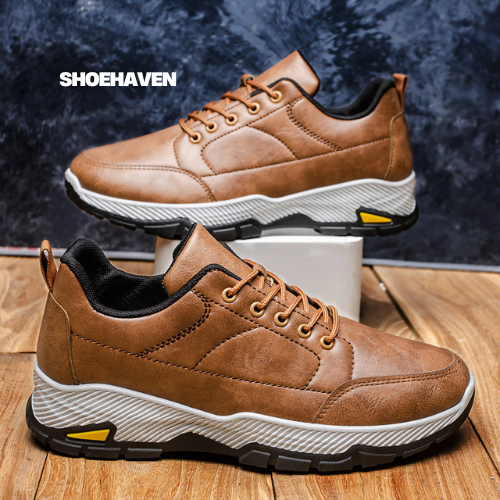 SHOEHAVEN Sepatu Kulit Pria Casual Sol Tebal - Regal Peak