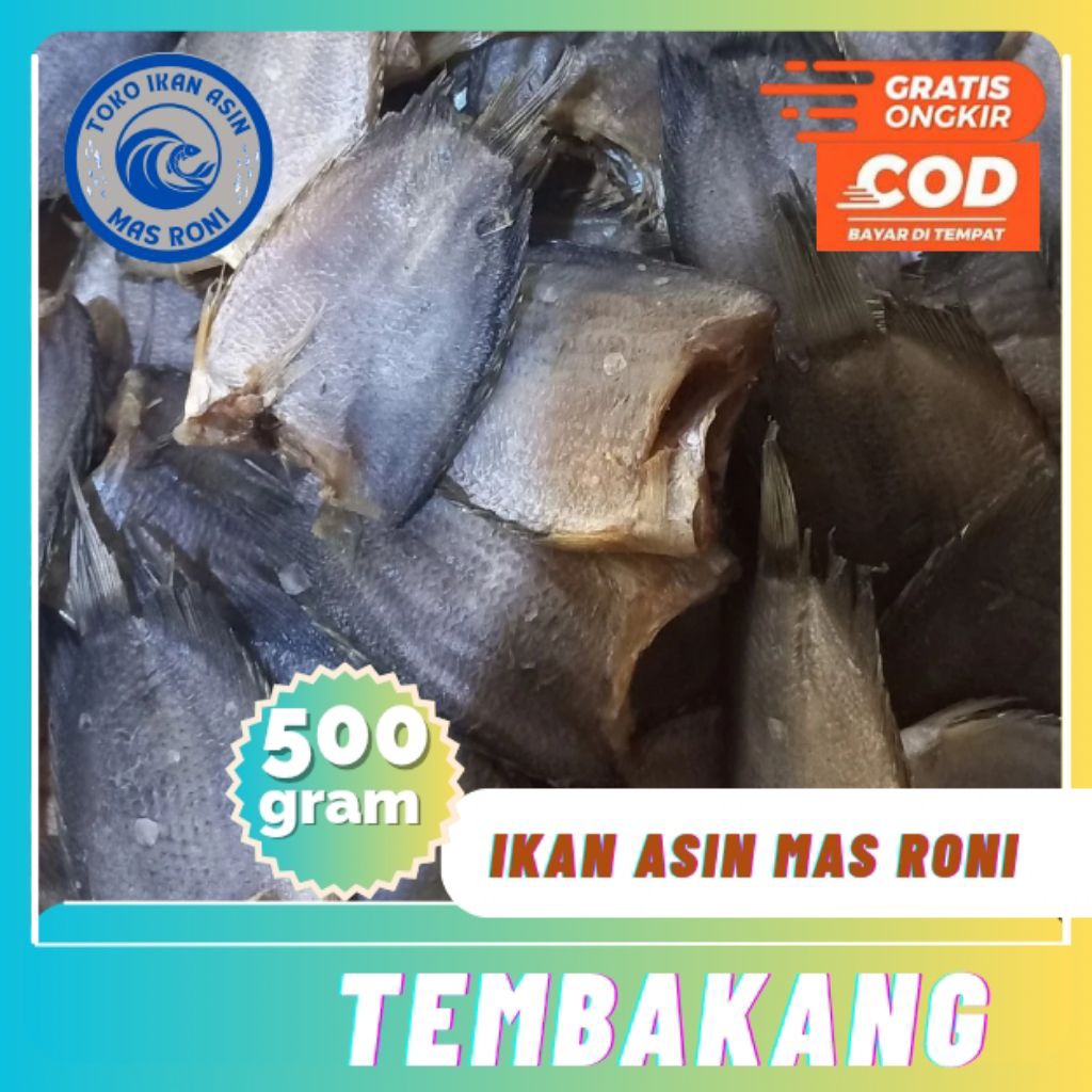 

Ikan Asin Tembakang 500gram