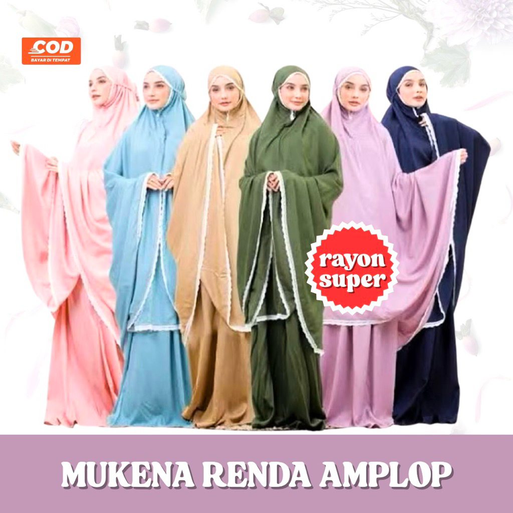 MUKENAH AMPLOP RENDA - PREMIUM MUKENA RENDA DEWASA