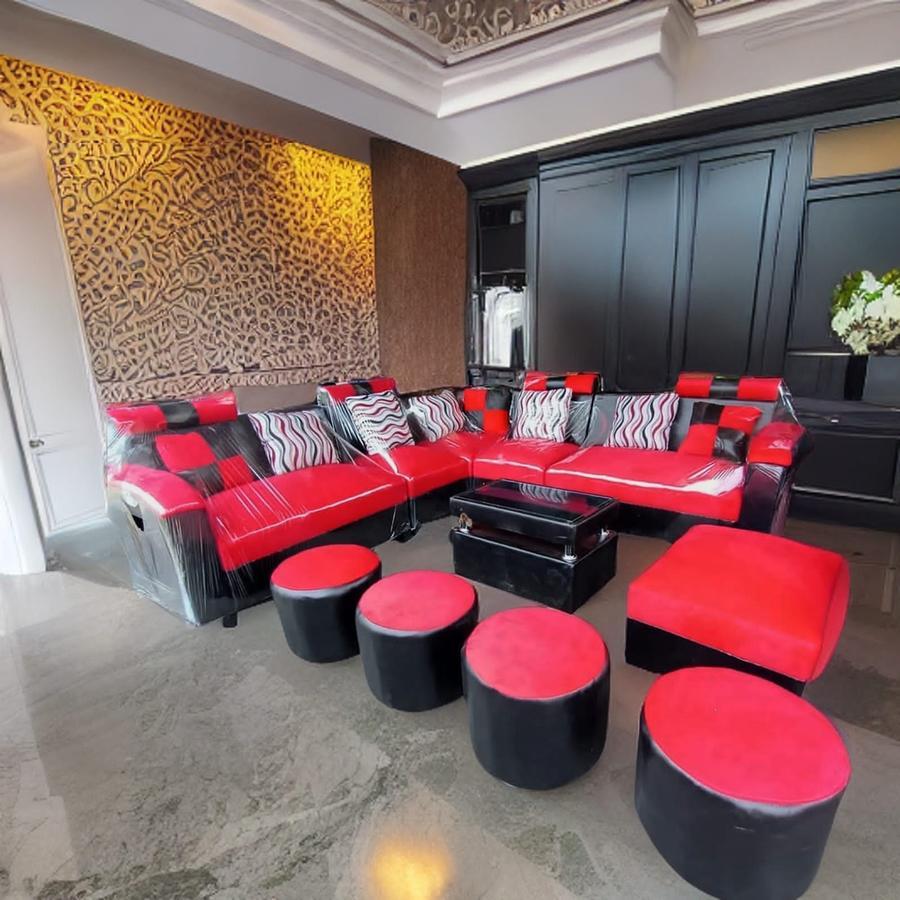 Sofa L Sudut Beranak + Meja