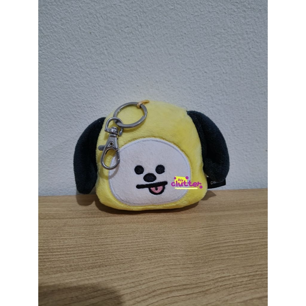 OFFICIAL BTS BT21 PLUSH MIRROR BAG CHARM - CHIMMY
