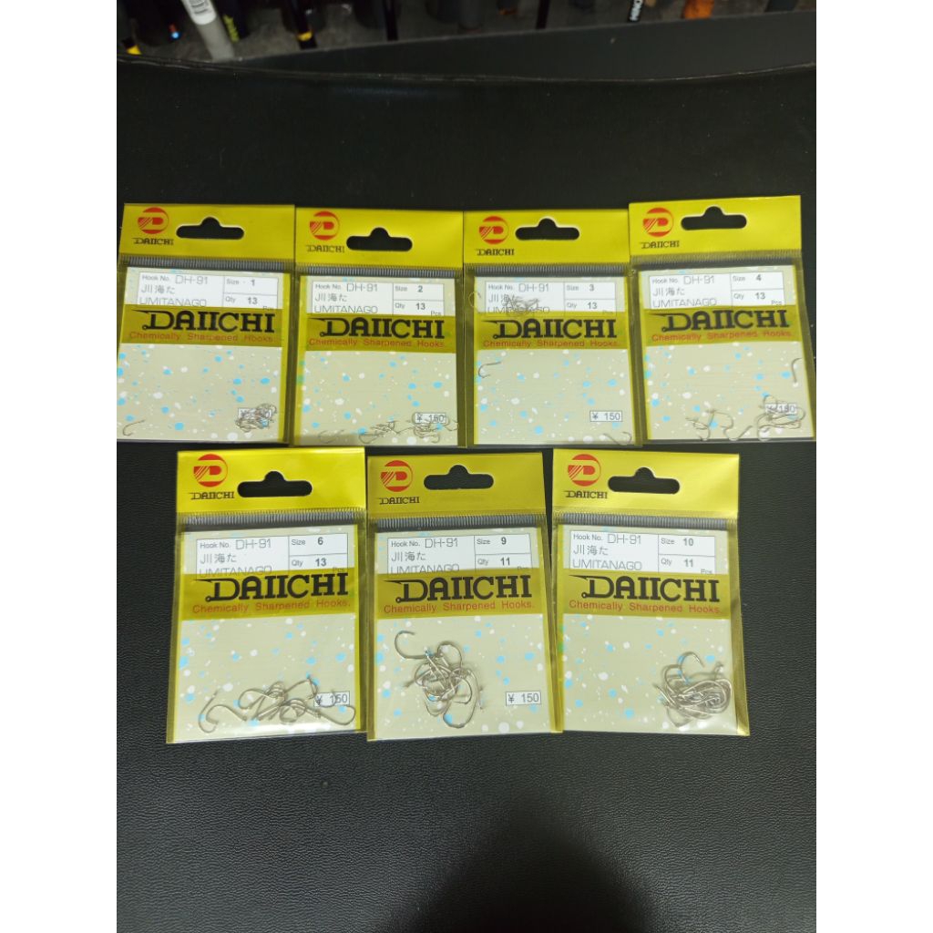 Kail Pancing Daichi DH 91 Umitanago 1 2 3 4 6 9 10 Hook DH91 tanago berkualitas