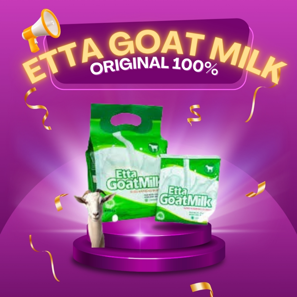 

Etta Goatmilk Susu Etawa Untuk Ibu Hamil, Menyusui & Anak 1 Tahun Ke Atas