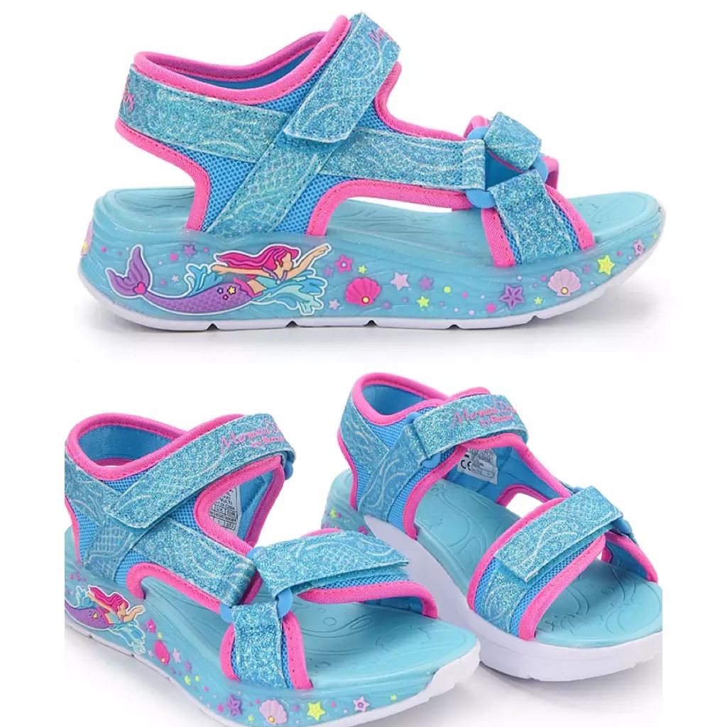 Skechers G Light Mermaid Dreams Sandal Original (Sandal Anak Perempuan ss)