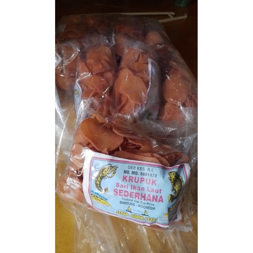 

Kerupuk Sari Ikan Laut Sederhana (Kerupuk Jadul)
