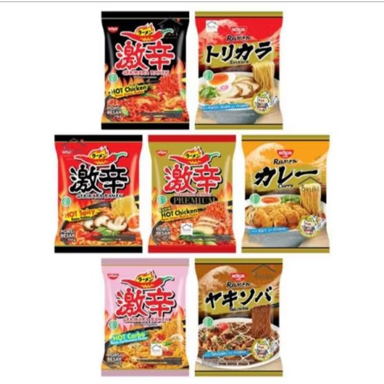 

Nissin Ramen Kuah & Goreng 80/100/120 g – Torikara / Curry / Kaldu Ayam / Yakisoba / Gekikara
