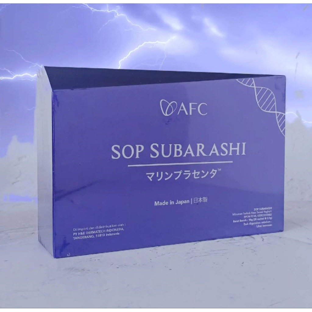 ( DISTRIBUTOR) sop subarashii afc suplemen kesehatan regenerasi sel, kesehatan jantung kesehatan gin