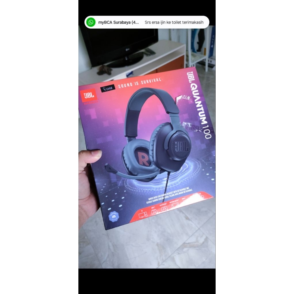 HEADSET JBL QUANTUM 100