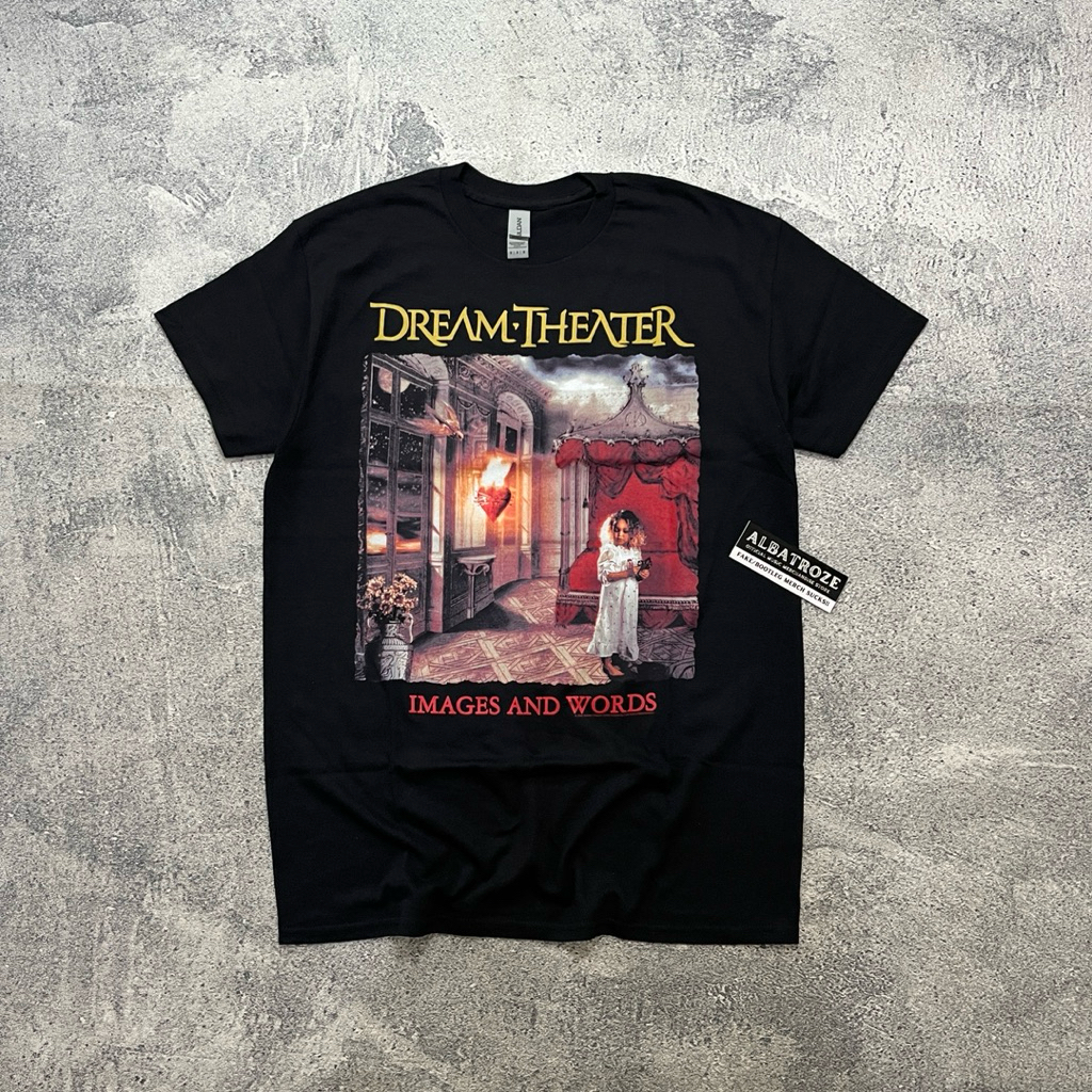 T-SHIRT / KAOS BAND OFFICIAL DREAM THEATER - IMAGES AND WORDS