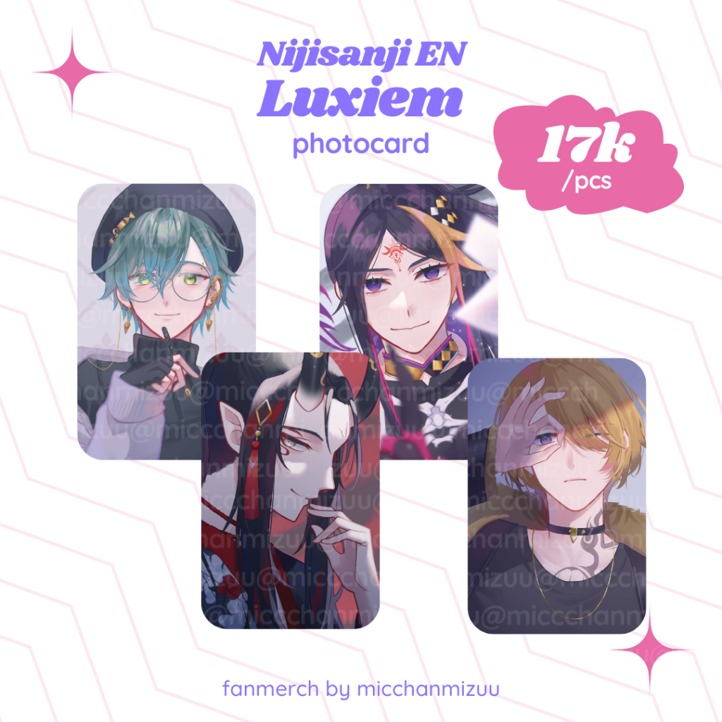 [FANMERCH] NIJISANJI EN LUXIEM - PHOTOCARD
