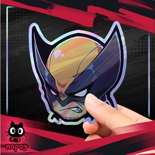 

Stiker Hologram XMEN Wolverine