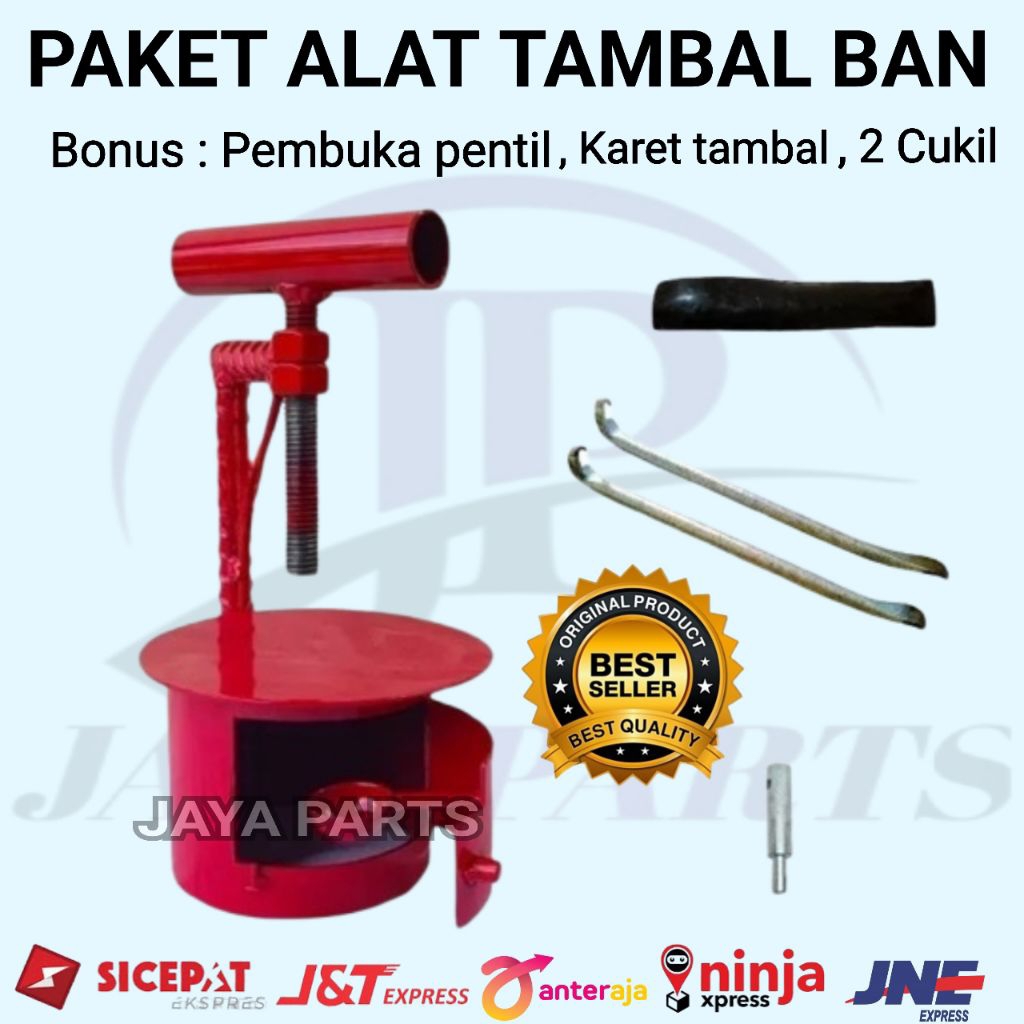 Alat Tambal ban Bakar Bonus cukil pembuka pentil kompon tambal ban sepeda Motor