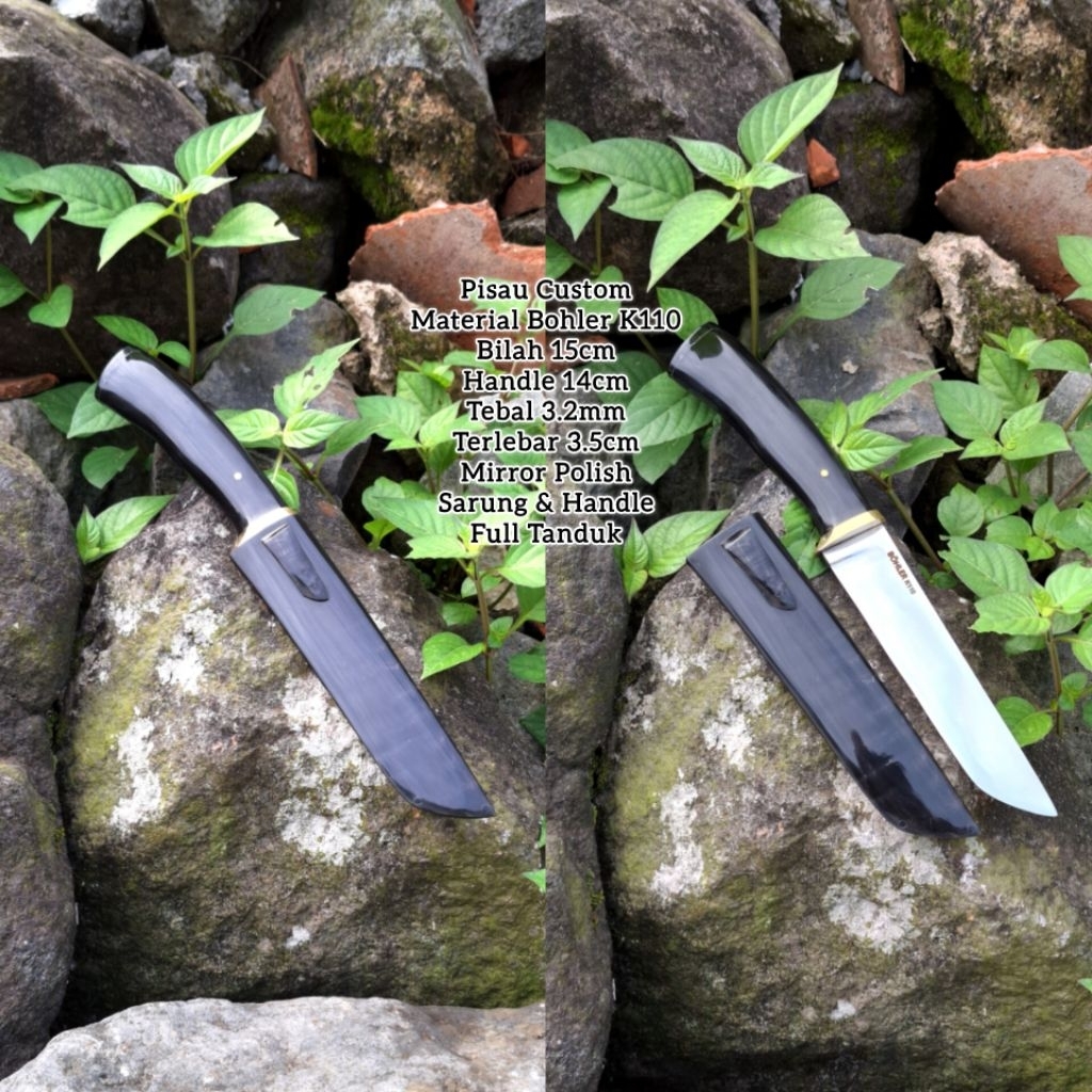 Pisau Daging Bohler K110 Full Tanduk