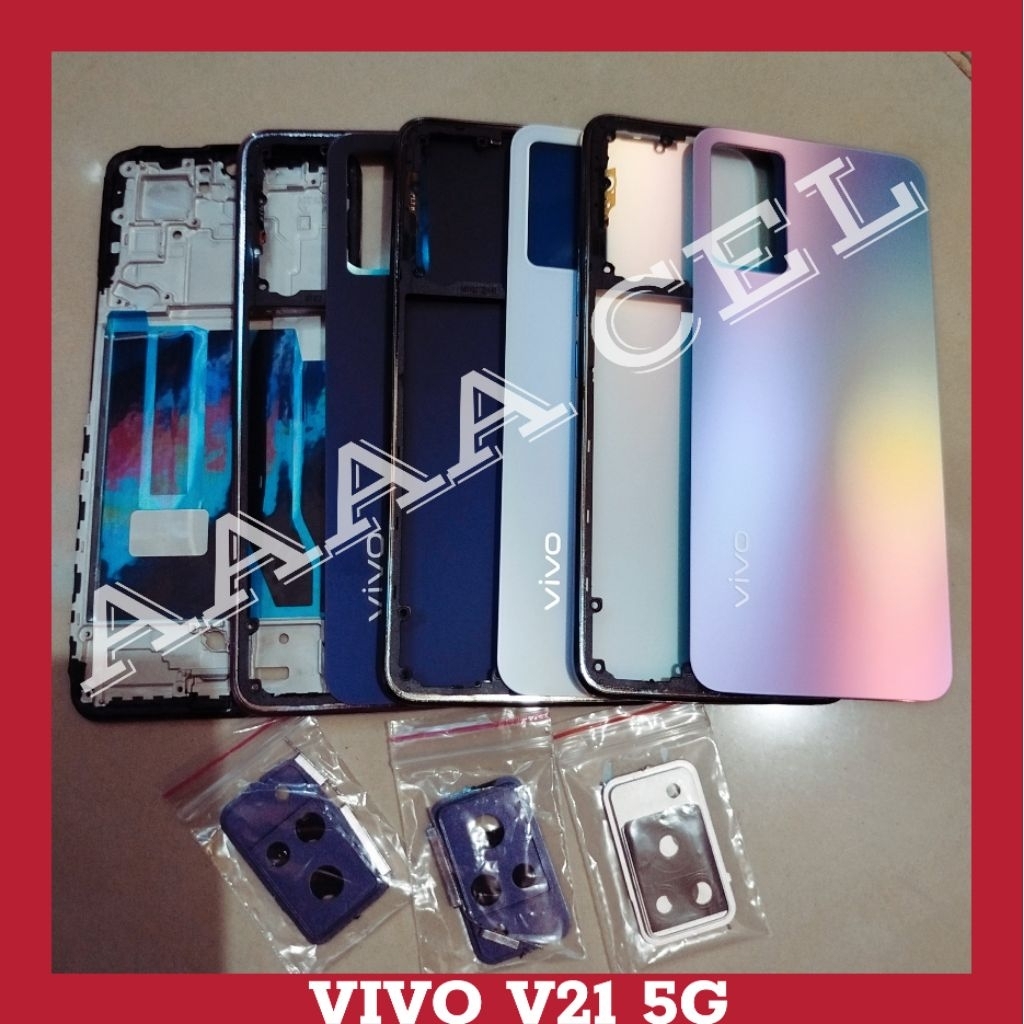 KESING CESING BACKDOOR + BEZEL + FRAME TATAKAN LCD VIVO V21 5G