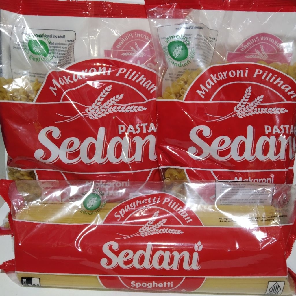 

Makaroni Sedani Pasta Spiral Pipa Spaghetti kemasan 1kg