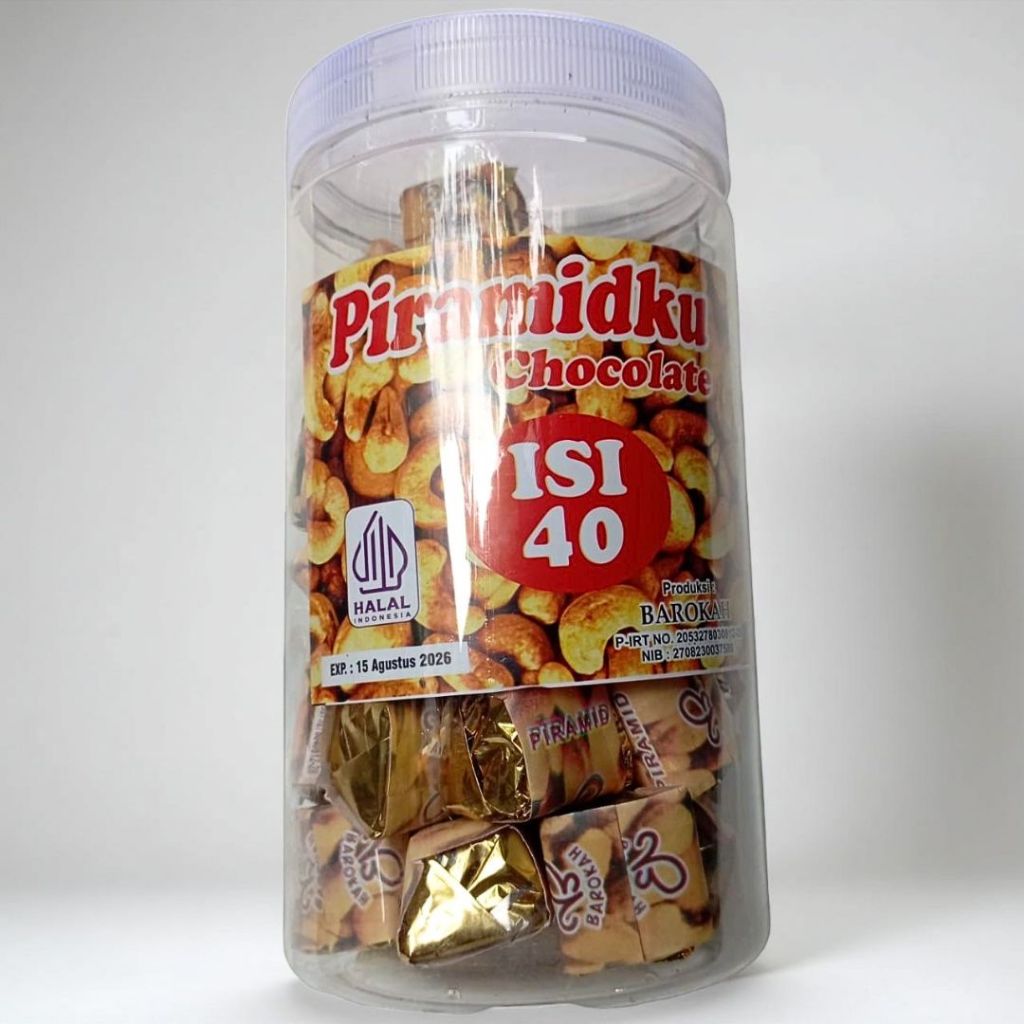 

Cokelat Cube PIRAMIDKU/ Cokelat Dadu / Cokelat Viral Isi 40 Pcs