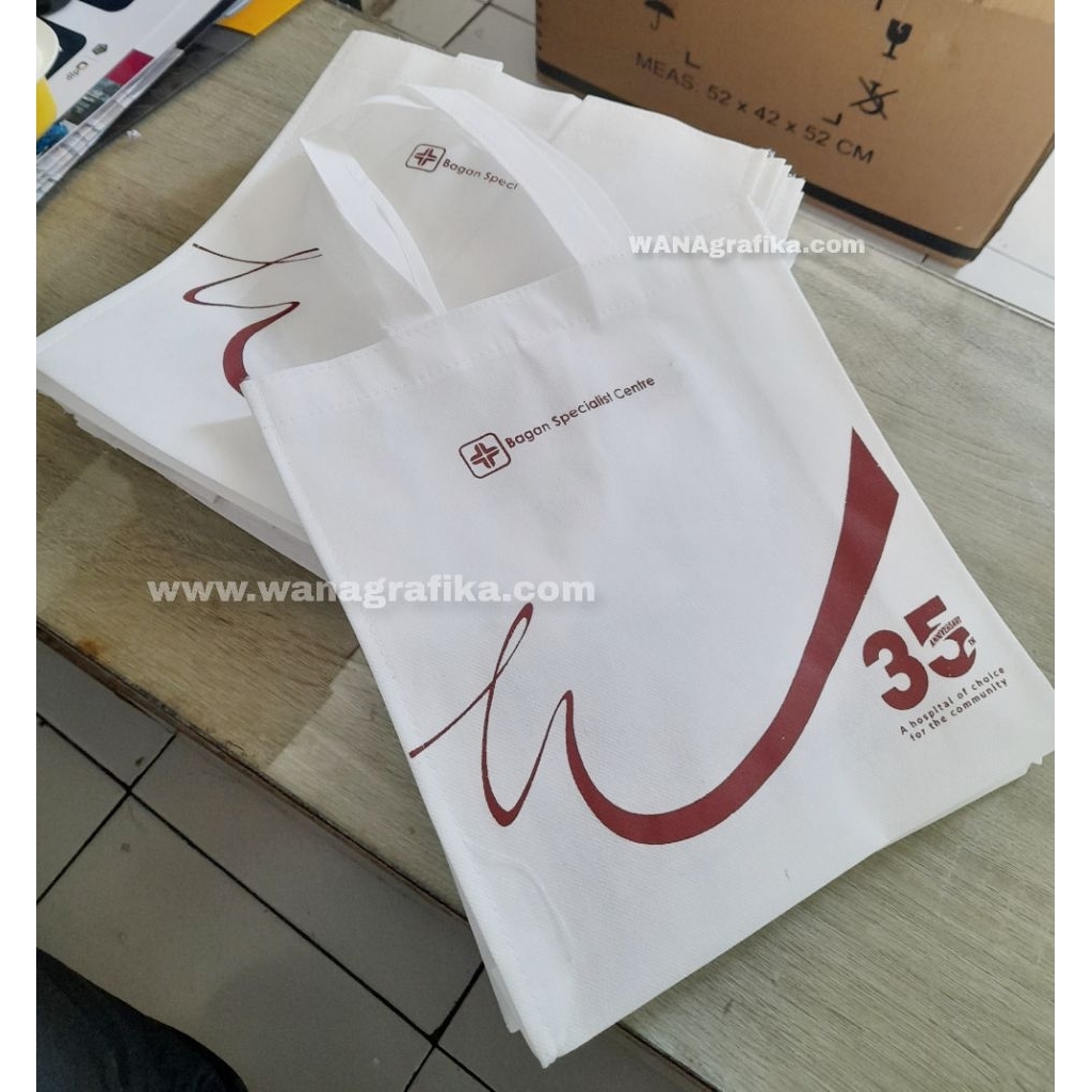 

godie bag custom logo tulisan FREE desain