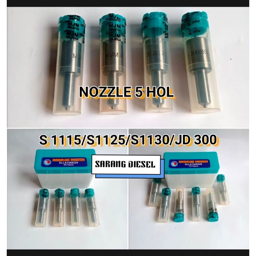 NOZZLE / NOKSEL DONGFENG 5 HOL S 1115/S 1125/S 1130/JD 300 / NOZZLE 5 LOBANG