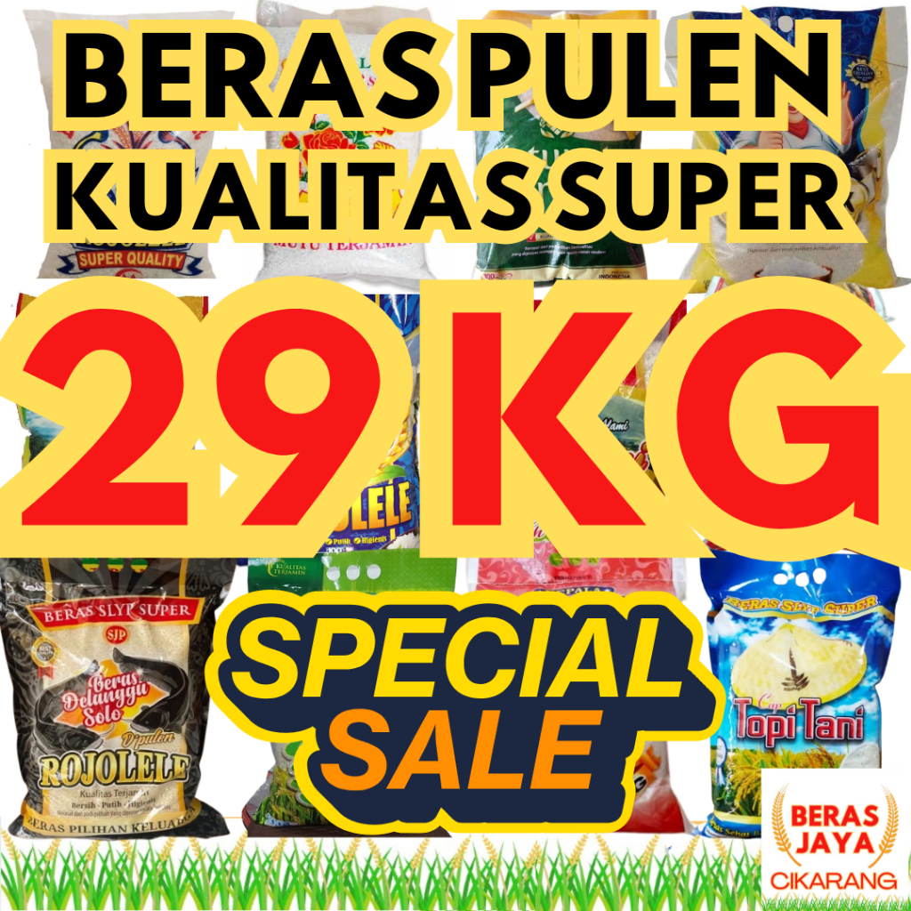 

Promo Beras Pulen Ramos Setra Kualitas Terjamin Bersih Bebas Kutu Super 29 kg Murah Gratis Ongkir