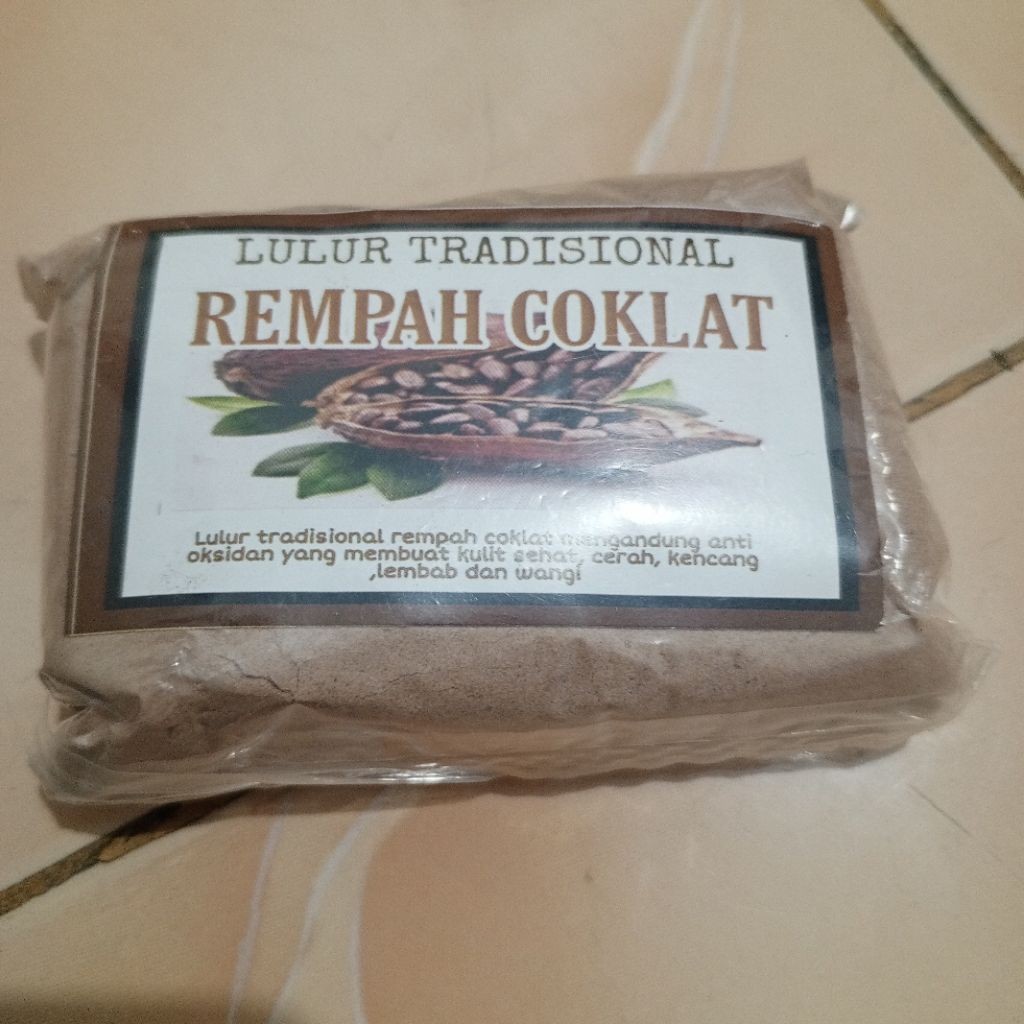 lulur tradisional lulur rempah coklat