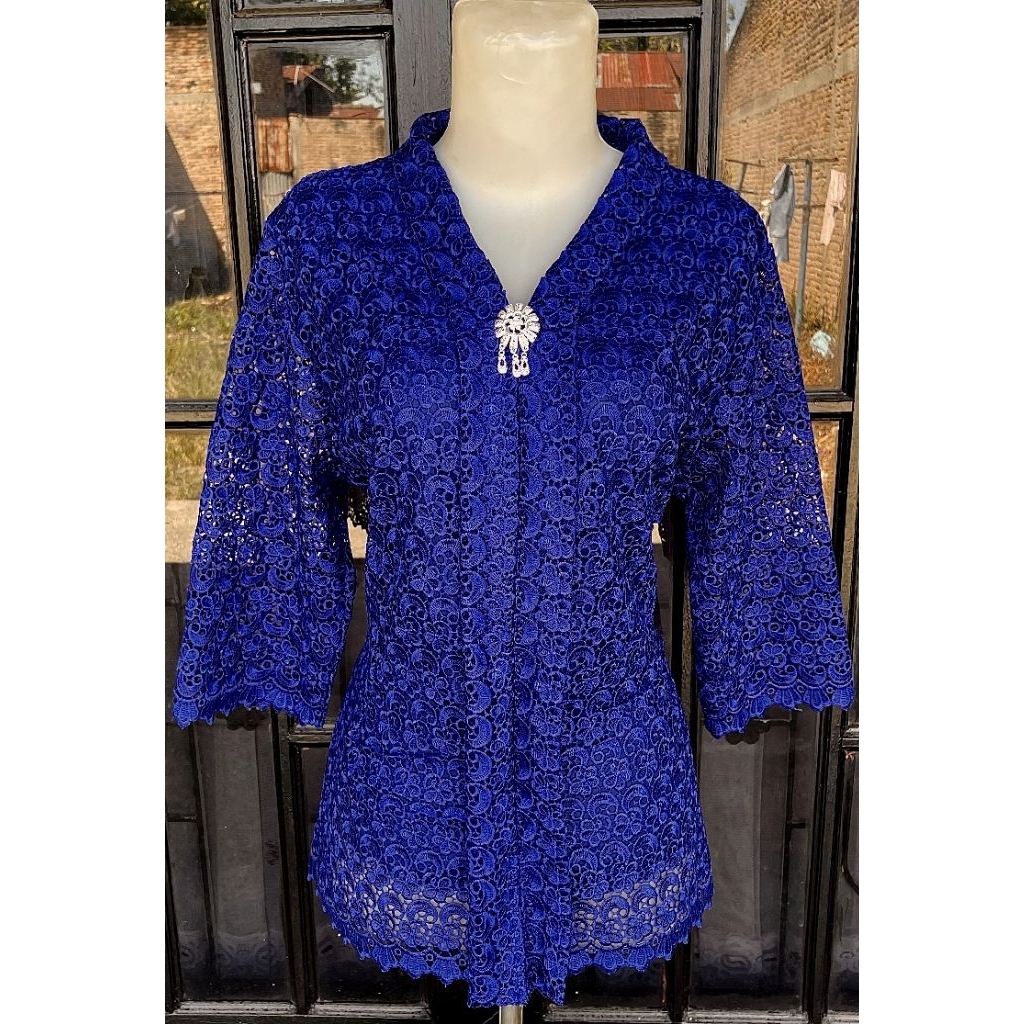 Blus Kartini Brokat Hoki Sultan Premium