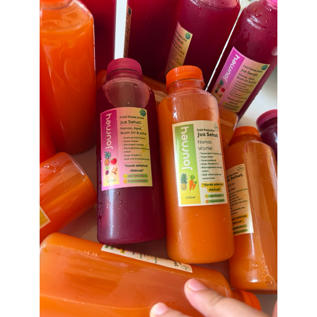 

JOURNEY Cold Presss Juice/Juice Murni (Tanpa Pemanis Apapun)