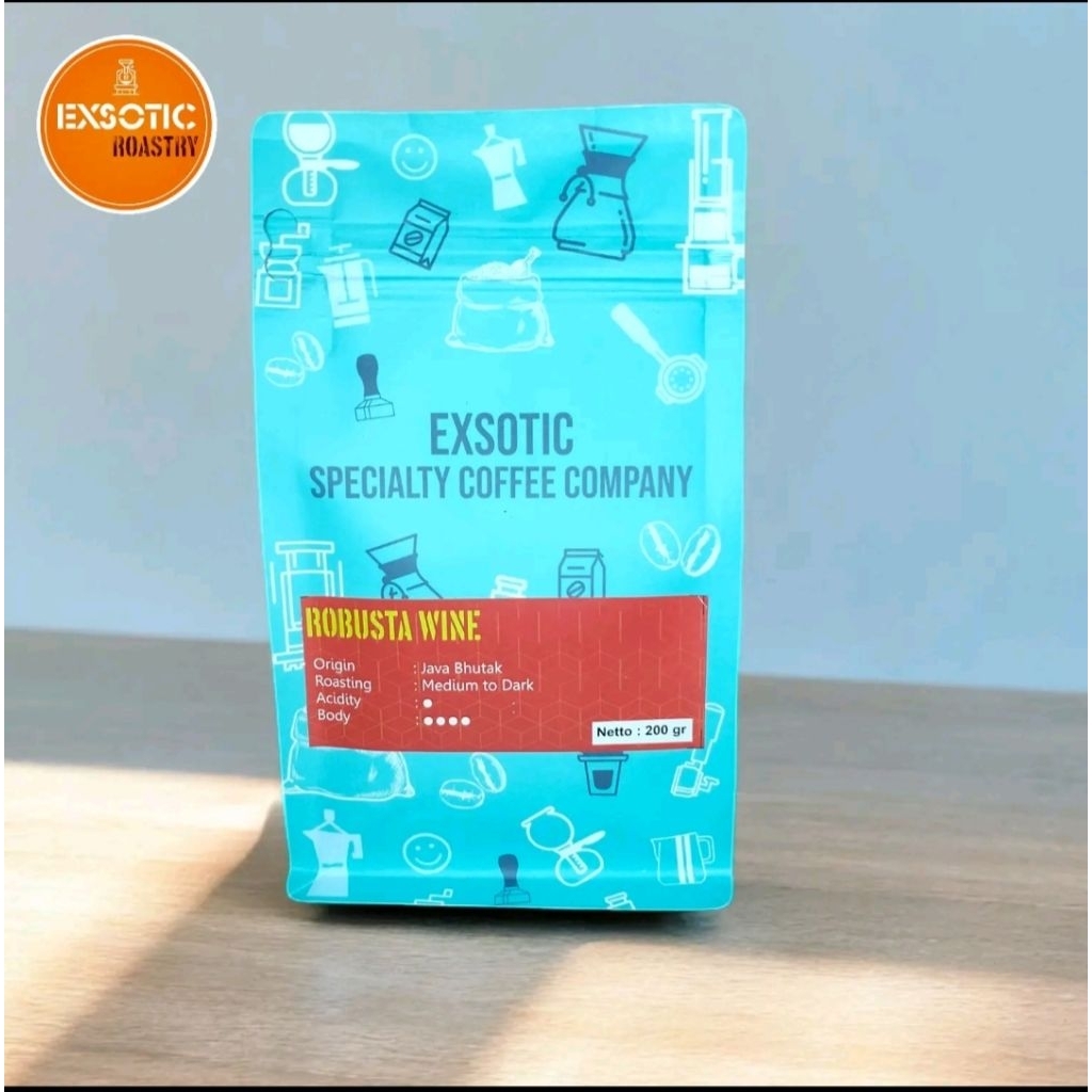 kopi robusta wine java bhutak Blitar 1kg