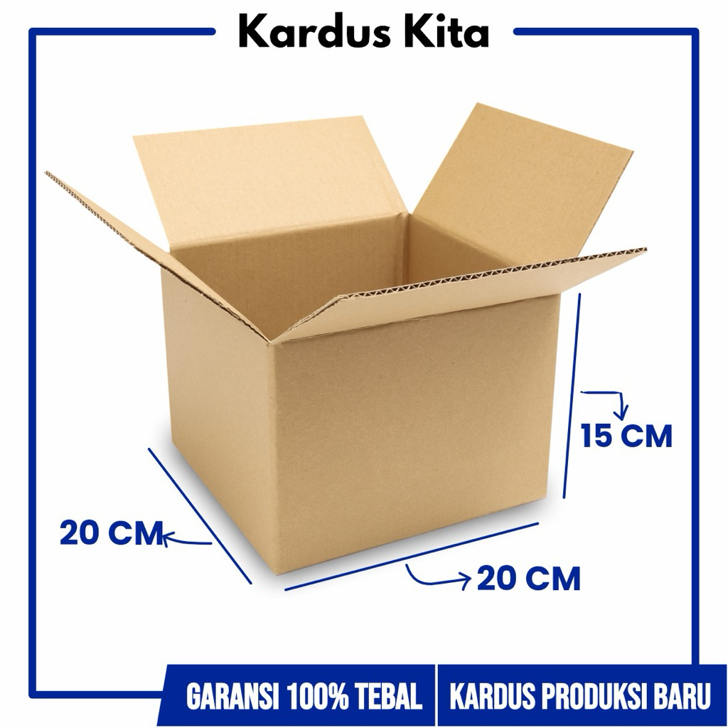 

KARDUS BOX PACKING UKURAN 13 x 8 x 8cm TEBAL BERKUALITAS TERBAIK