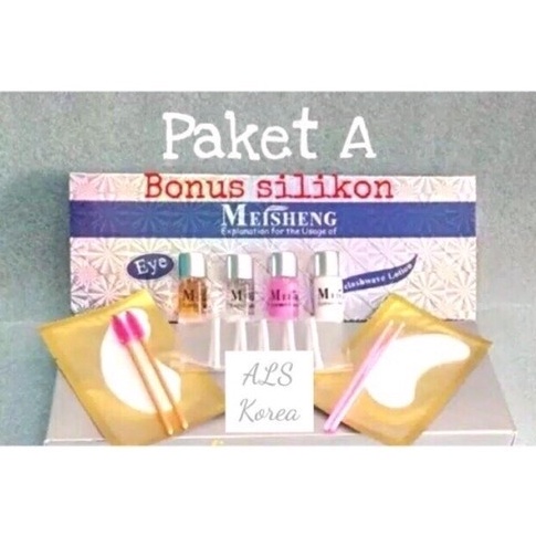 Lariz Promo PAKET LASH LIFT MEISHENG BEST SELLER  PAKET MEISHENG LASH LIFT original
