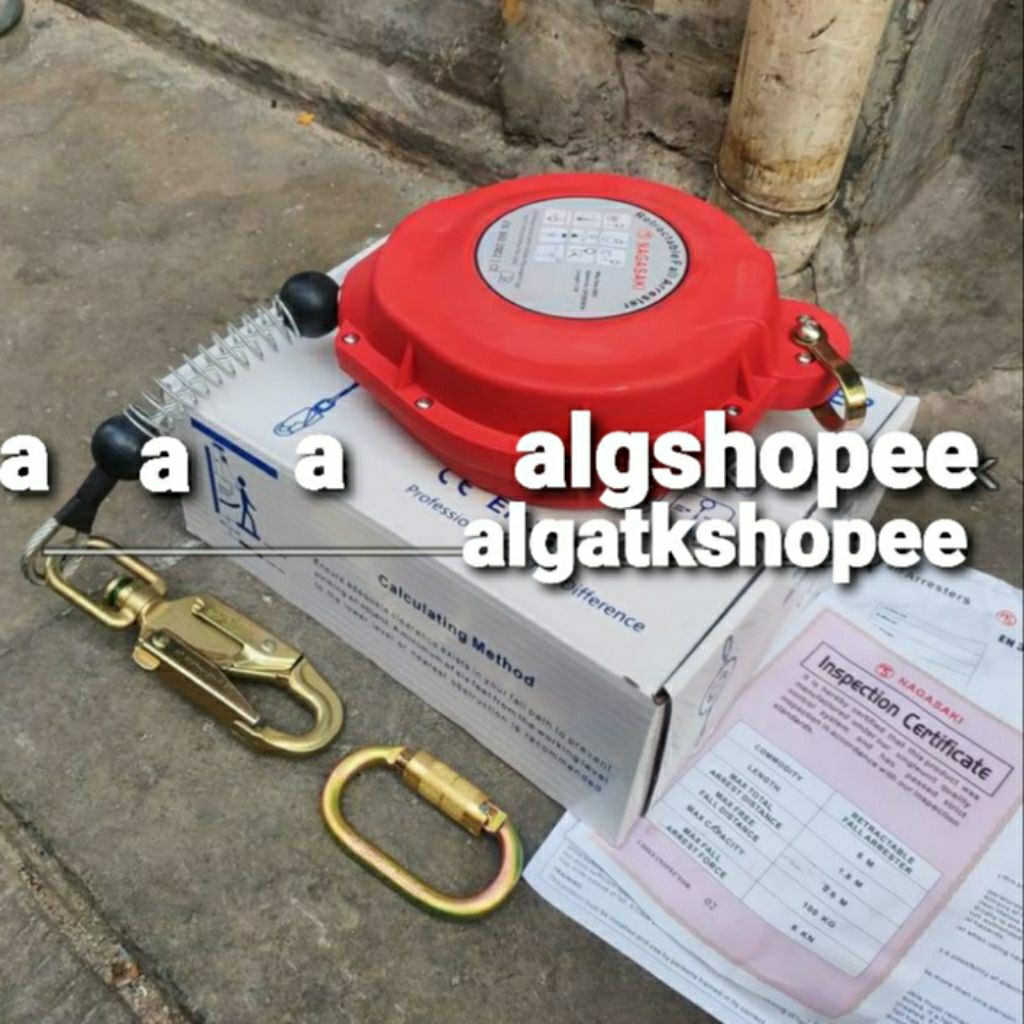 retractable fall arrester NAGASAKI 10m alat safety pengaman kerja