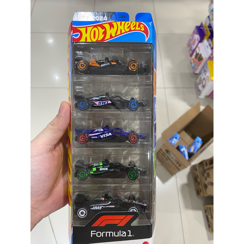 Hot Wheels HotWheels Formula 1 F1 5 packs set