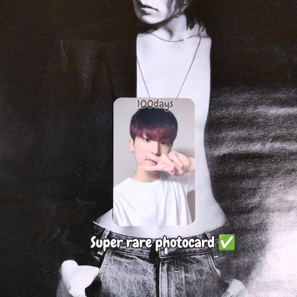 Jeongwoo Pc Official Treasure 100d Photocard rare limited 100day 100 days hyunsuk jihoon Yoshi junky
