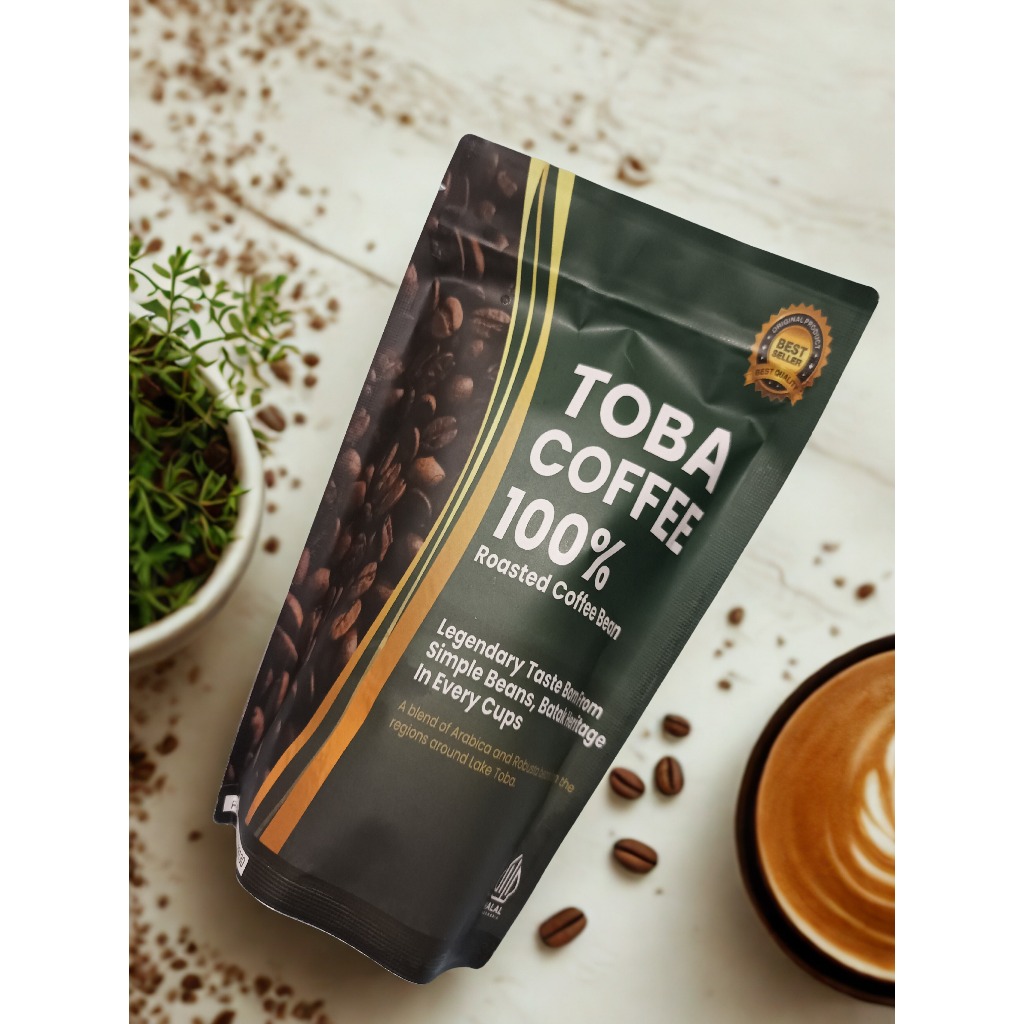 

TOBA COFFEE 100% – Kopi Bubuk Asli Sumatera Utara, Cita Rasa Kaya & Aroma memikat, full wash, khas spesialty kopi sumatera nutty taste