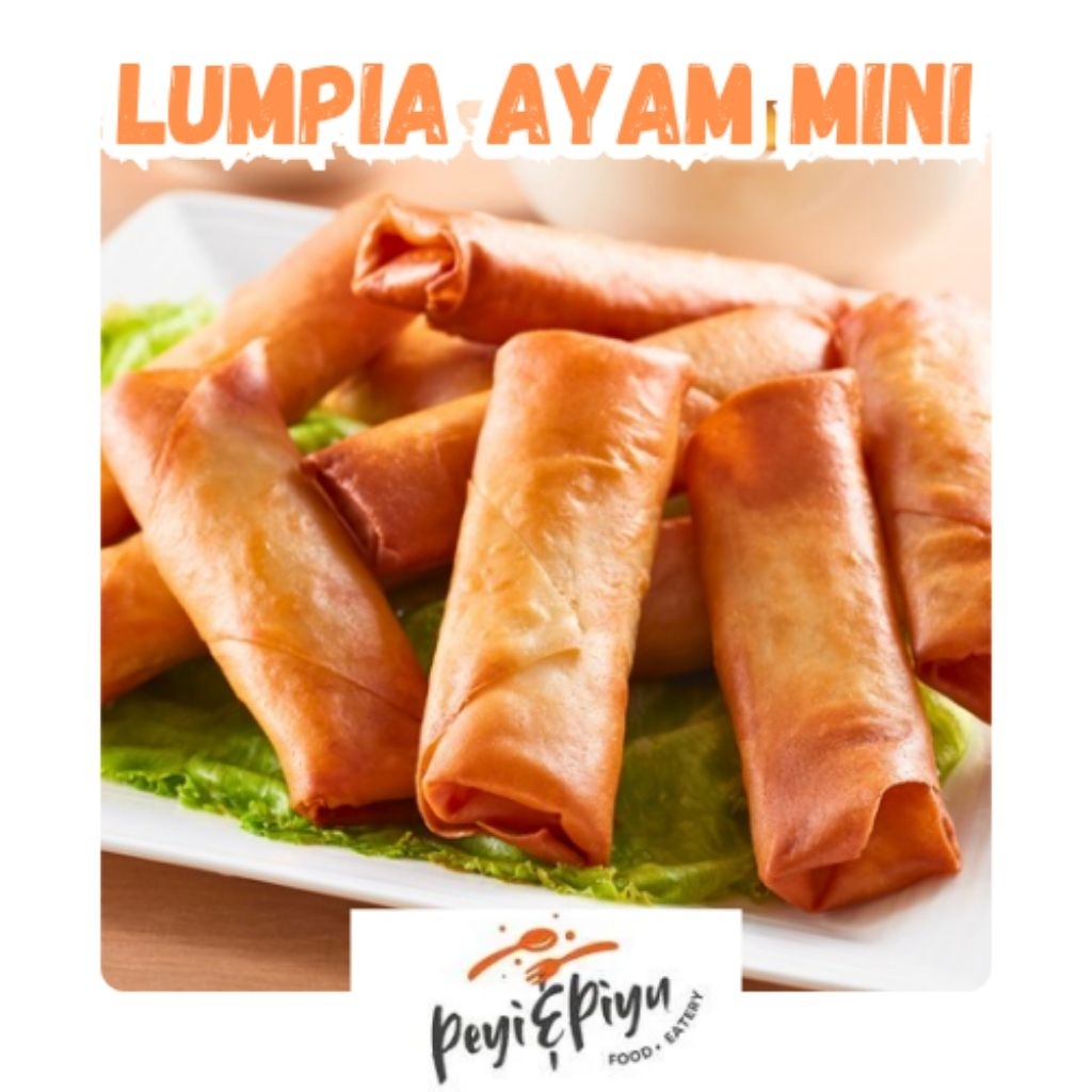 

Lumpia Ayam MINI isi 10 per pack