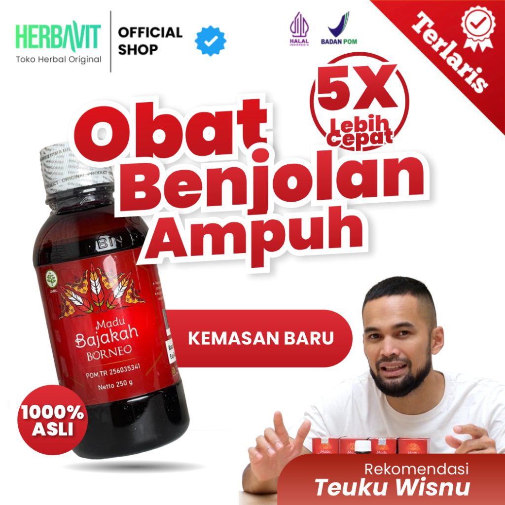 

[ %] MADU BAJAKAH BORNEO 250 Gr - Herbal Kanker Tumor Benjolan Kelenjar Kista BPOM HALAL