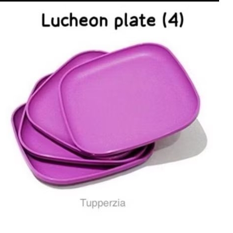Breakfast plate tupperware set