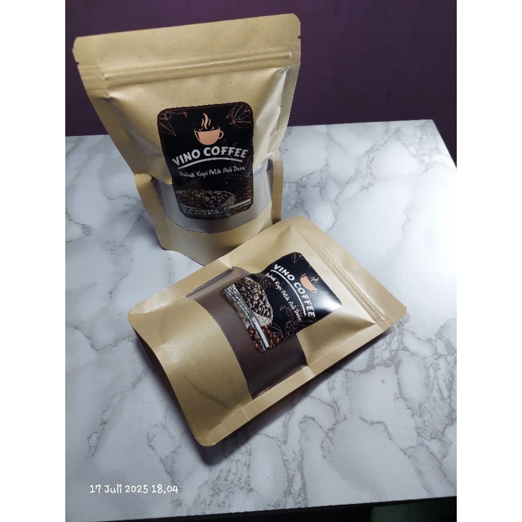 

Bubuk Kopi Murni Vino Coffee Berat 500gram
