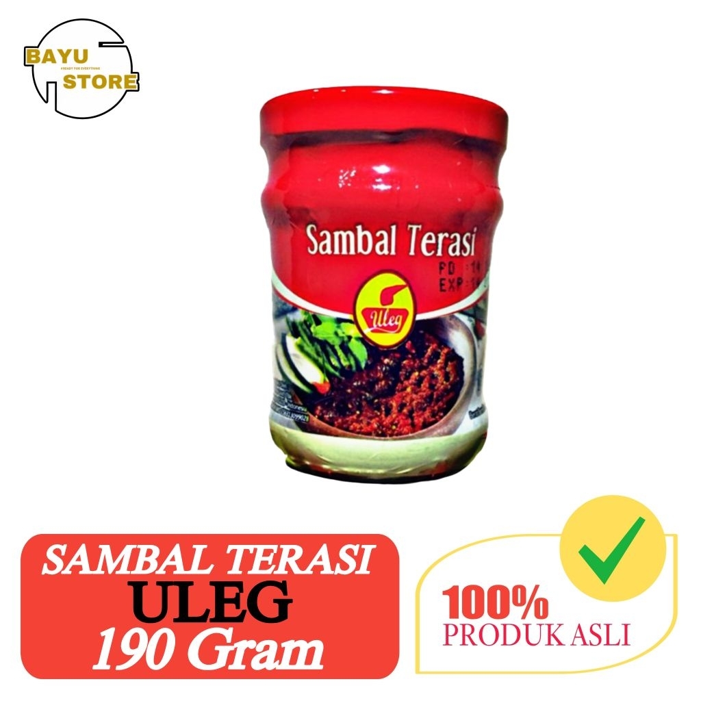 

Uleg Sambal Terasi 135g – Sambal Tradisional Pedas & Gurih Siap Saji