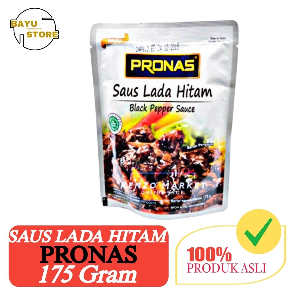 

PRONAS Saus Lada Hitam 175g – Black Pepper Sauce Siap Pakai, Praktis & Lezat