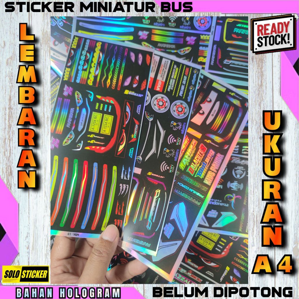 

Paket Lengkap Stiker Hologram Modifikasi Bus Miniatur Lampu Jetbus 5 Jetbus 3 SR3 JB3 RGB JB5 RGB