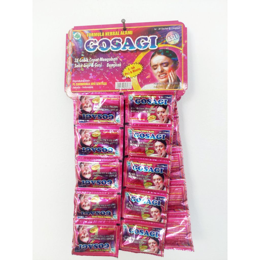 GOSAGI ORIGINAL 3X LEBIH AMPUH MENGOBATI SAKIT GIGI
