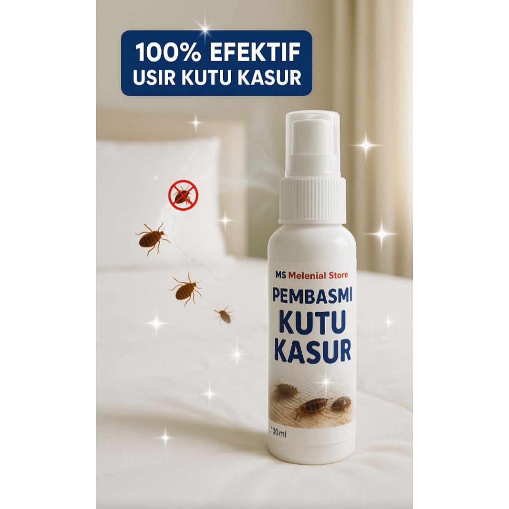 SPRAY PEMBASMI KUTU KASUR 100ML|| 100% AMPUH