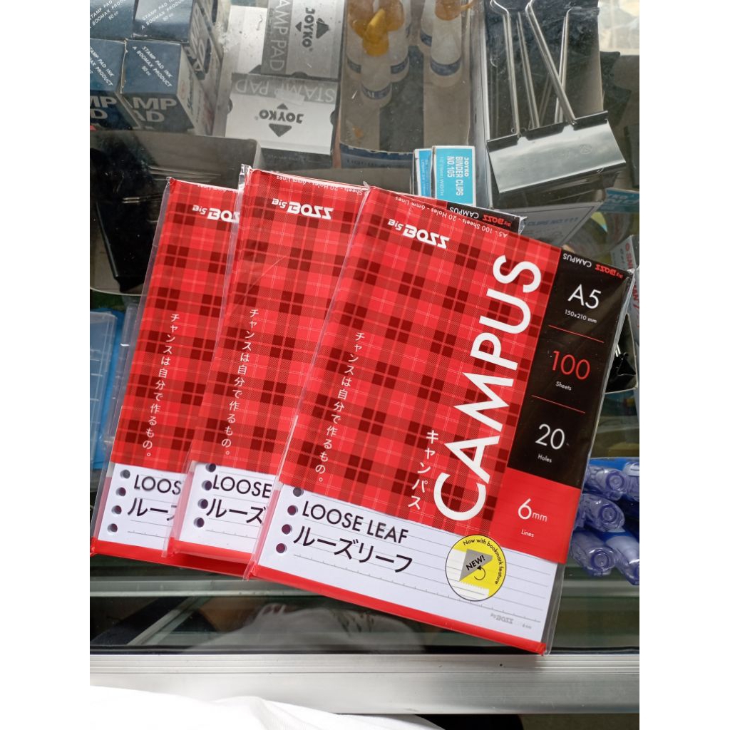 

Loose Leaf A5 Isi Binder Big Boss 100 Lembar