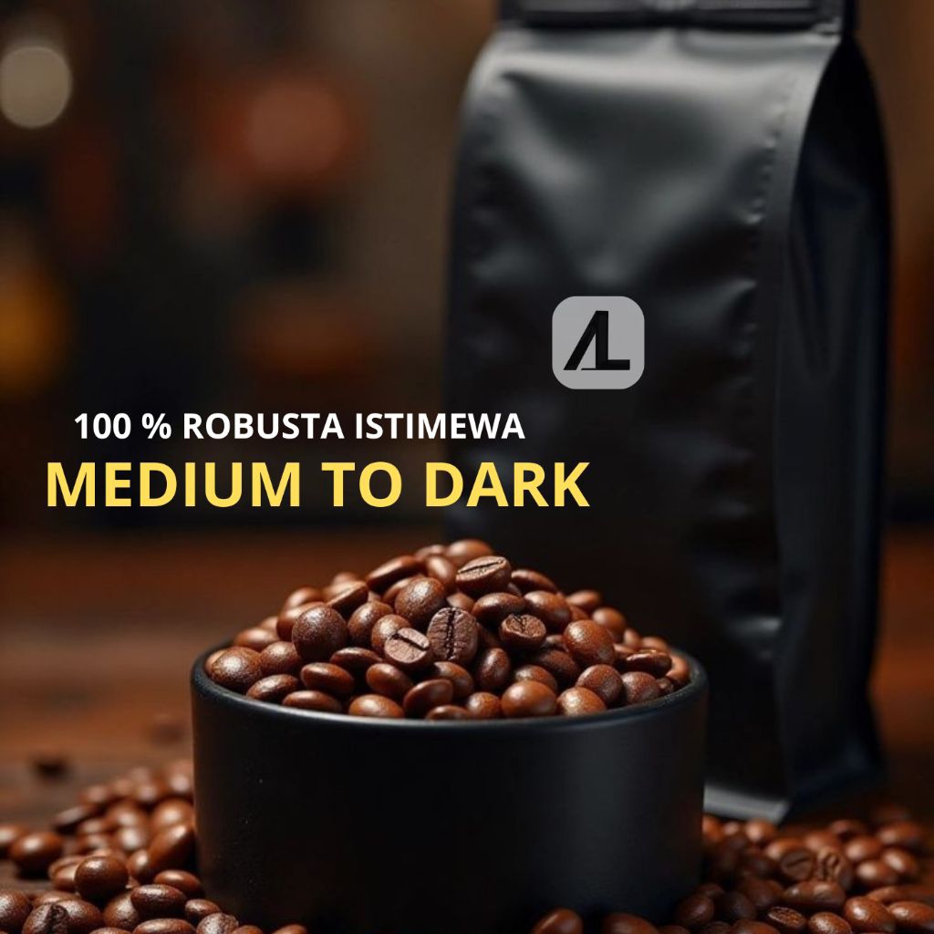 

Kopi Robusta Istimewa - Roasting Medium to Dark 500gram / Biji Kopi Robusta Premium 500gram