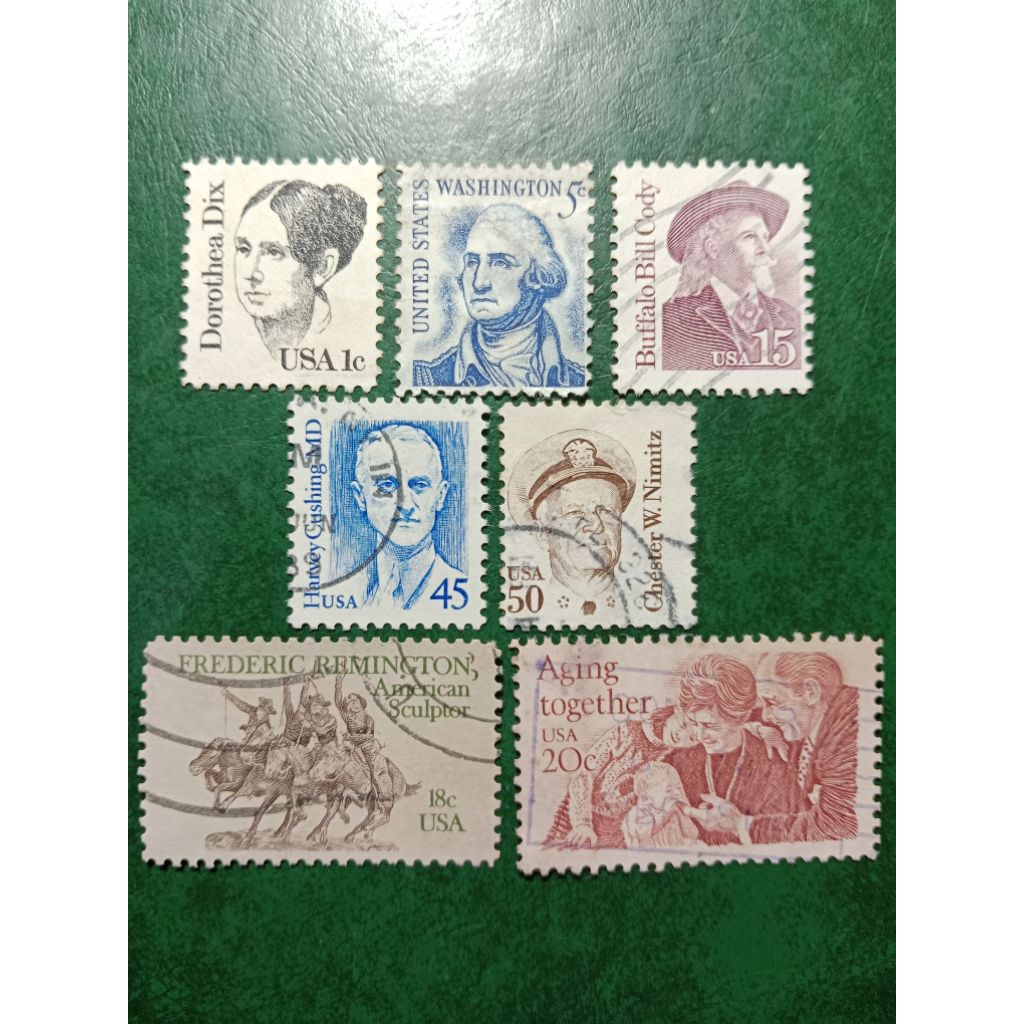 

Prangko USA 7 Pcs Campur USED