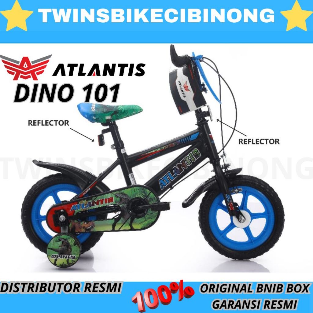 Sepeda Anak 12 Bmx Eva Atlantis DINO