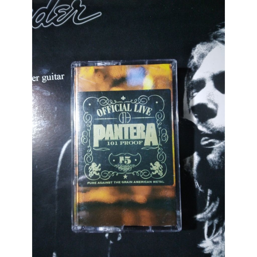 kaset Pantera - Live/cassette tape metal