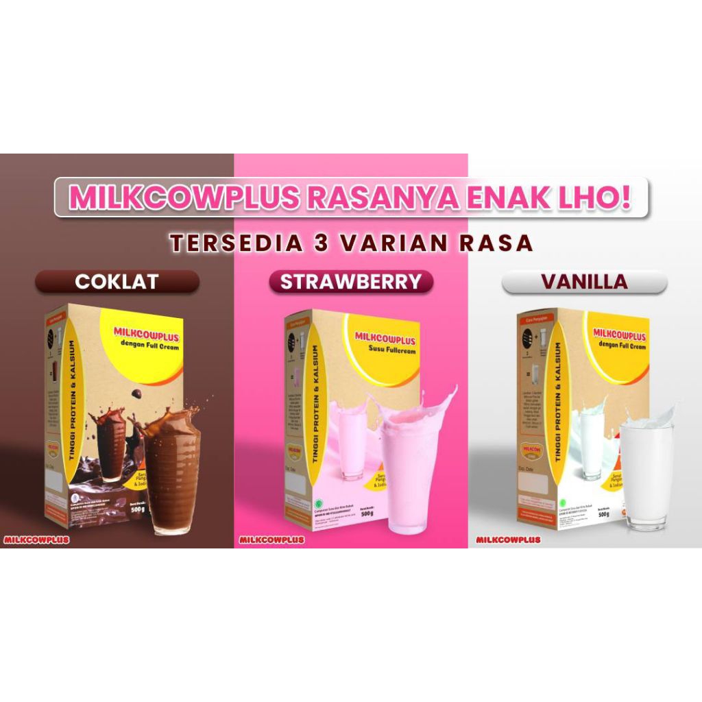 

Susu Gemuk Milkcow Plus 500gr