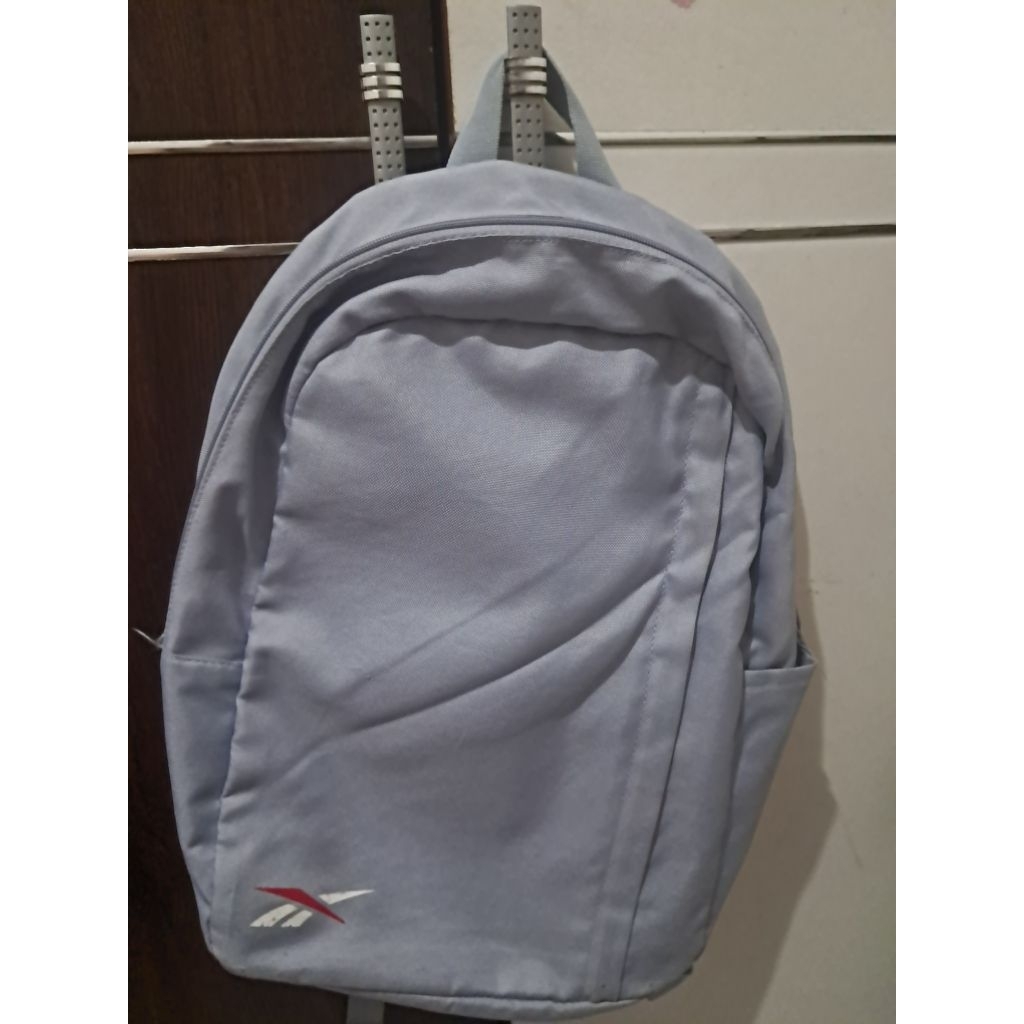 tas ransel reebok anak warna abu tua